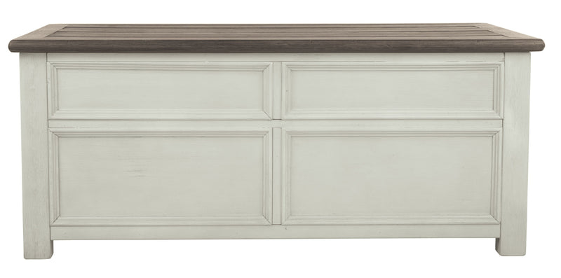 Bolanburg - White / Brown / Beige - Lift Top Cocktail Table-Washburn's Home Furnishings