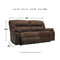 Bolzano - Coffee - 2 Seat Reclining Sofa-Washburn's Home Furnishings