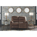 Bolzano - Coffee - Reclining Loveseat-Washburn's Home Furnishings