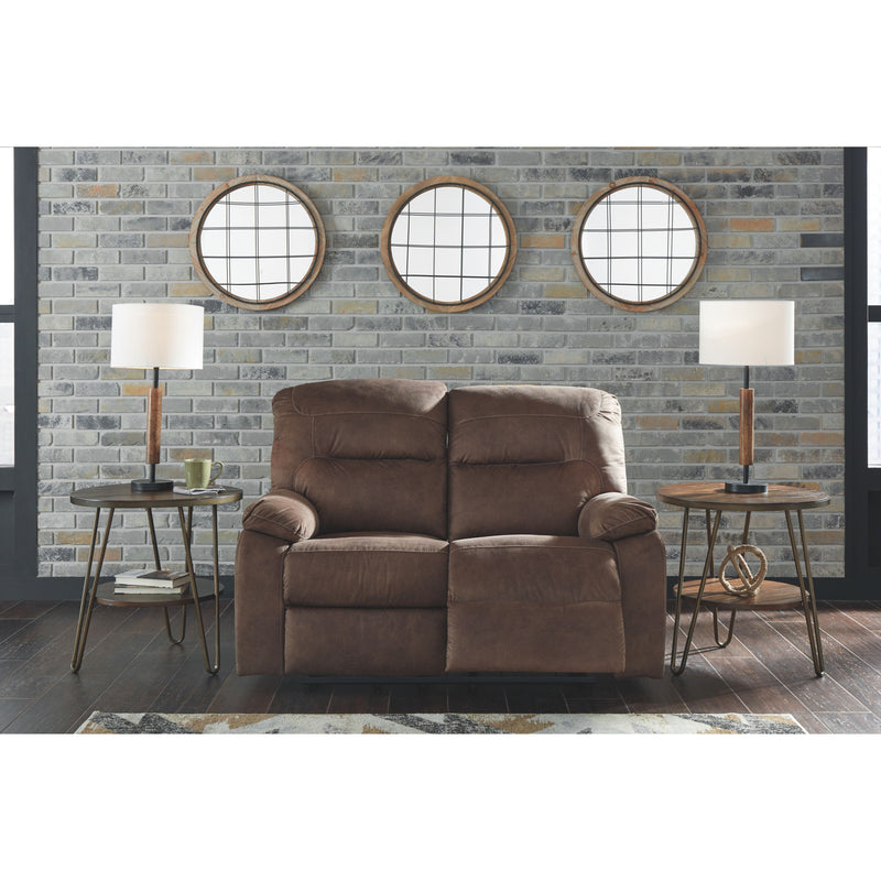 Bolzano - Coffee - Reclining Loveseat-Washburn's Home Furnishings