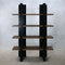 Bookcase With 4 Full-length Shelves - Black/walnut-Washburn's Home Furnishings