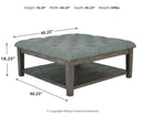 Borlofield - Linen - Ottoman Cocktail Table-Washburn's Home Furnishings