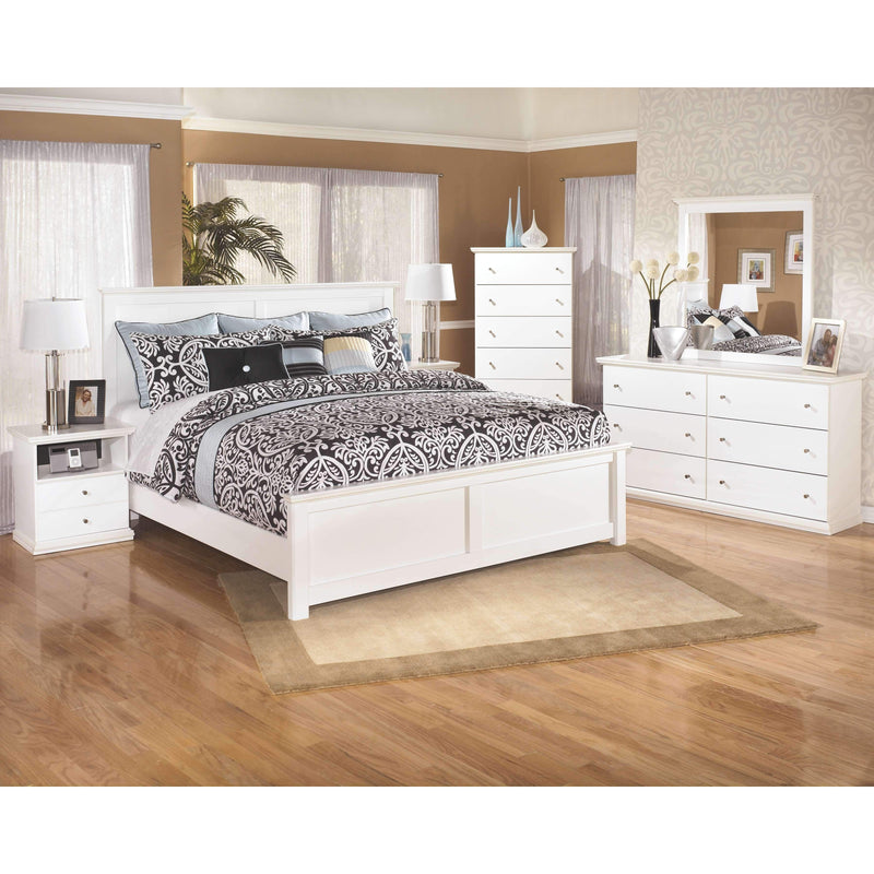 Bostwick - White - One Drawer Night Stand-Washburn's Home Furnishings