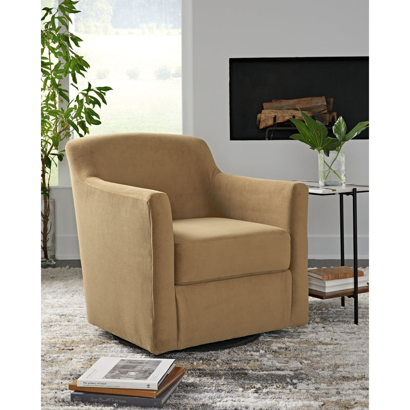 Bradney - Honey - Swivel Accent Chair-Washburn's Home Furnishings