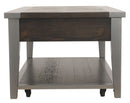 Branbury - Grayish Brown - Rectangular Cocktail Table-Washburn's Home Furnishings