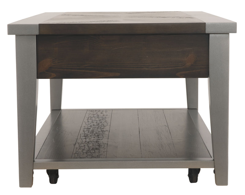 Branbury - Grayish Brown - Rectangular Cocktail Table-Washburn's Home Furnishings