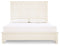 Braunter - Aged White - California King Panel Bed-Washburn's Home Furnishings