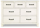 Braunter - Aged White - Dresser-Washburn's Home Furnishings