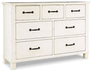 Braunter - Aged White - Dresser-Washburn's Home Furnishings