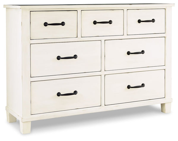 Braunter - Aged White - Dresser-Washburn's Home Furnishings