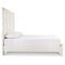 Braunter - Aged White - Queen Panel Bed-Washburn's Home Furnishings