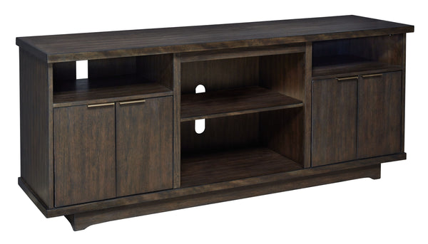 Brazburn - Dark Brown - Lg Tv Stand W/fireplace Option-Washburn's Home Furnishings