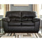 Brazoria - Black - Loveseat-Washburn's Home Furnishings