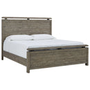 Brennagan - Gray - California King Panel Bed-Washburn's Home Furnishings