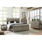 Brennagan - Gray - King Panel Bed-Washburn's Home Furnishings