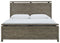 Brennagan - Gray - Queen Panel Bed-Washburn's Home Furnishings