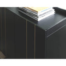 Brentburn - Black/gold Finish - Accent Cabinet-Washburn's Home Furnishings