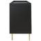 Brentburn - Black/gold Finish - Accent Cabinet-Washburn's Home Furnishings