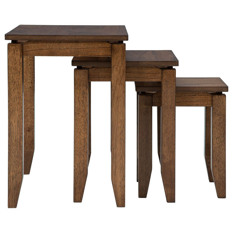 Brentmond - Brown - Accent Table Set (3/cn)-Washburn's Home Furnishings