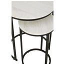 Briarsboro - White/black - Accent Table (2/cn)-Washburn's Home Furnishings