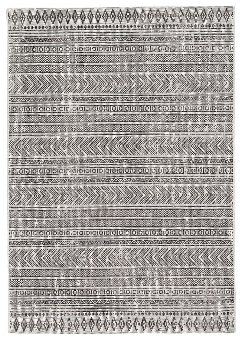 Brinoy - Black/white - Large Rug-Washburn's Home Furnishings