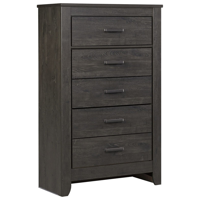 Brinxton - Charcoal - Five Drawer Chest-Washburn's Home Furnishings