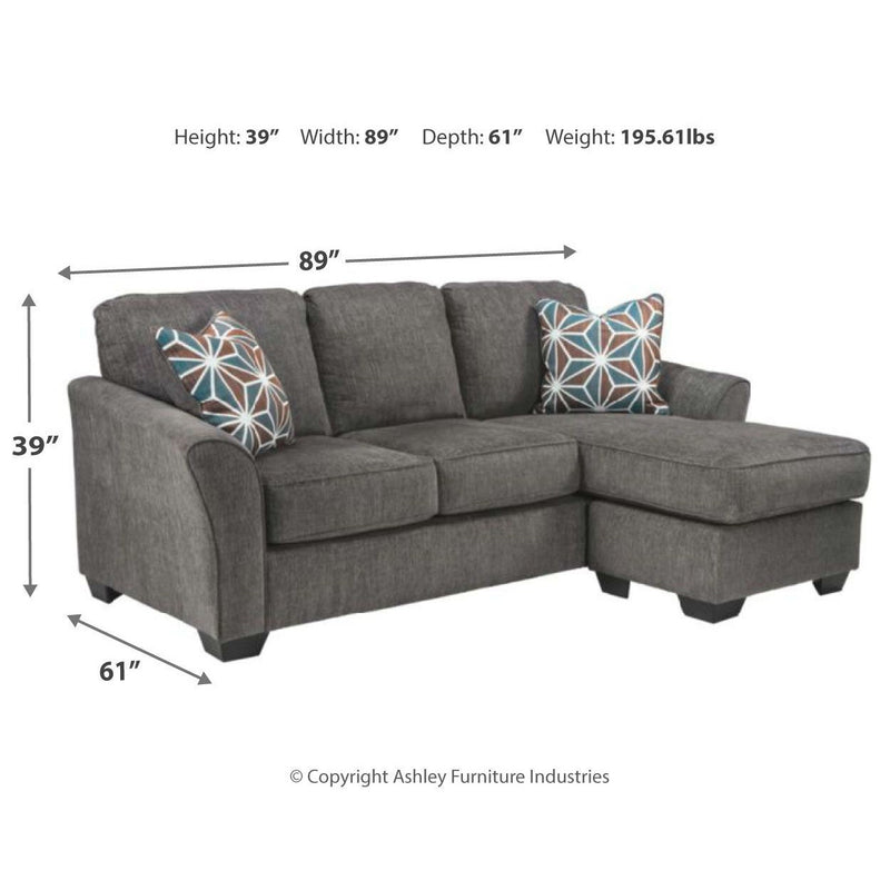 Brise - Slate - Sofa Chaise-Washburn's Home Furnishings