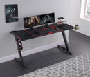 Brocton - Gaming Desk - Black-Washburn's Home Furnishings