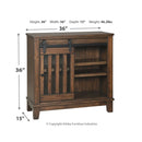 Brookport - Brown - Accent Cabinet-Washburn's Home Furnishings