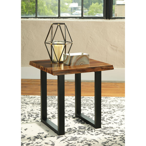 Brosward - Two-tone - Square End Table-Washburn's Home Furnishings