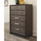 Brueban - Brown - Five Drawer Chest-Washburn's Home Furnishings