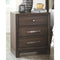 Brueban - Brown - Three Drawer Night Stand-Washburn's Home Furnishings