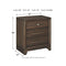 Brueban - Brown - Three Drawer Night Stand-Washburn's Home Furnishings