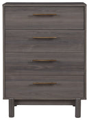 Brymont - Dark Gray - Four Drawer Chest-Washburn's Home Furnishings