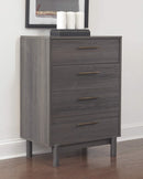 Brymont - Dark Gray - Four Drawer Chest-Washburn's Home Furnishings