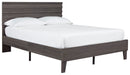 Brymont - Dark Gray - Full Panel Platform Bed-Washburn's Home Furnishings