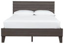 Brymont - Dark Gray - Full Panel Platform Bed-Washburn's Home Furnishings