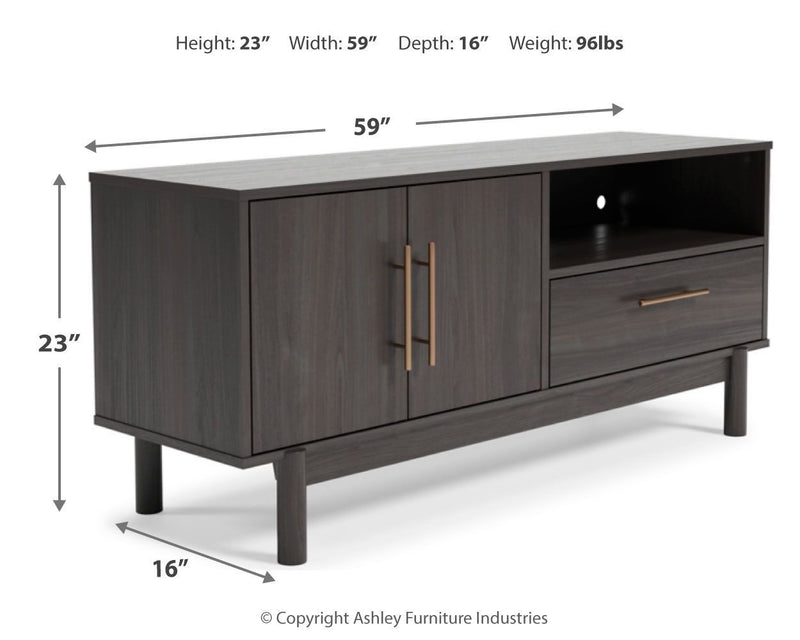 Brymont - Dark Gray - Medium Tv Stand-Washburn's Home Furnishings