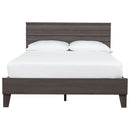 Brymont - Dark Gray - Queen Panel Platform Bed-Washburn's Home Furnishings