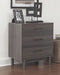 Brymont - Dark Gray - Three Drawer Chest-Washburn's Home Furnishings