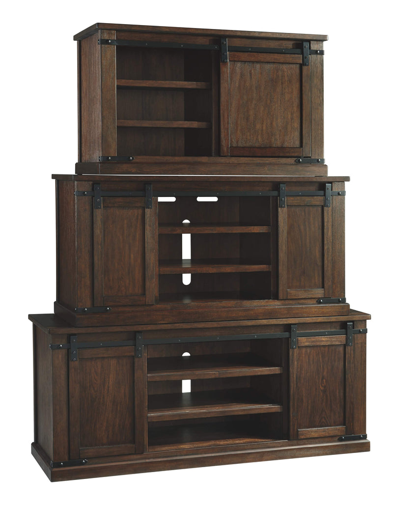 Budmore - Rustic Brown - Large Tv Stand-Washburn's Home Furnishings