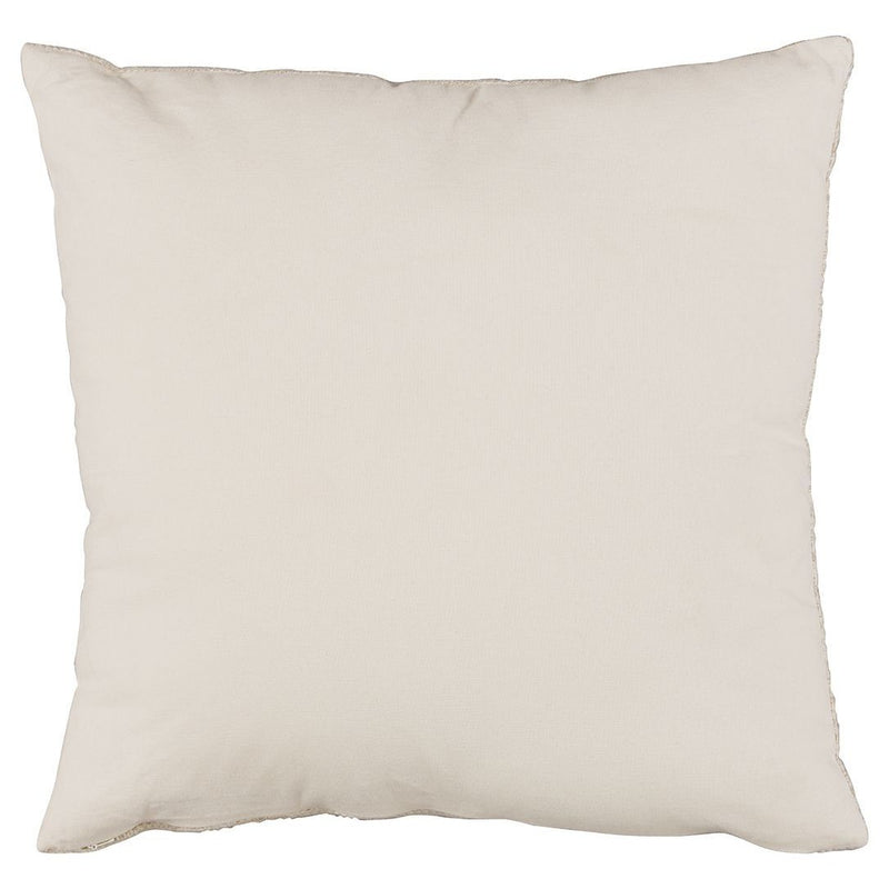 Budrey - Tan/white - Pillow (4/cs)-Washburn's Home Furnishings