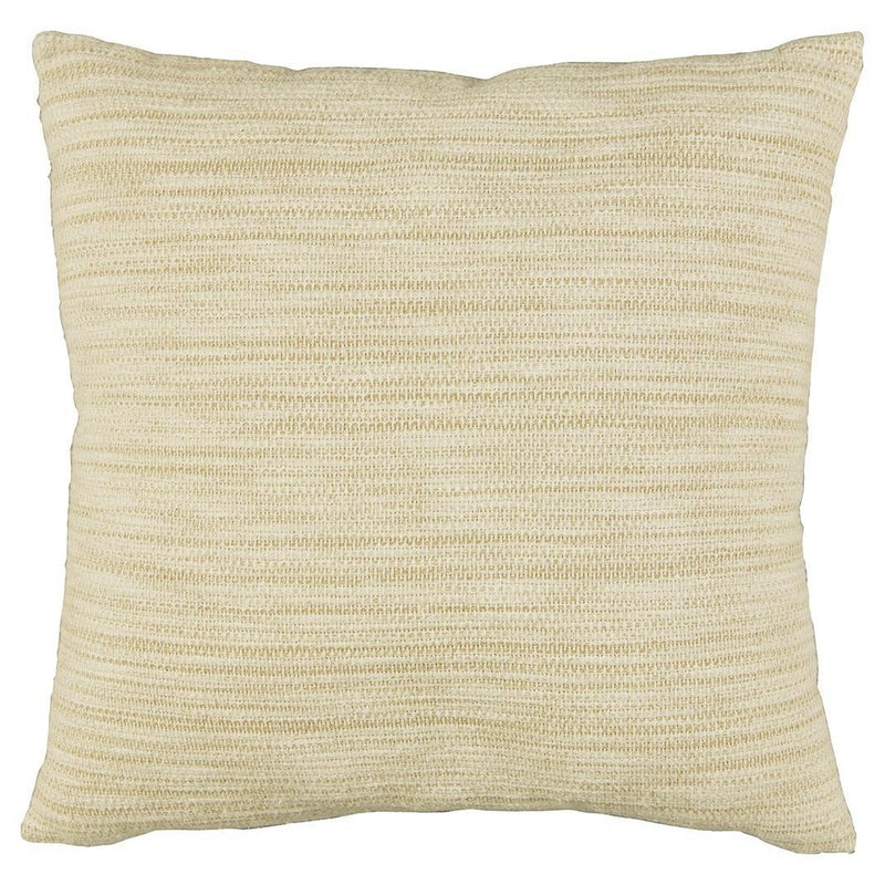 Budrey - Tan/white - Pillow (4/cs)-Washburn's Home Furnishings