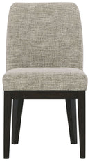 Burkhaus - Dark Brown - Dining Uph Side Chair (2/cn)-Washburn's Home Furnishings