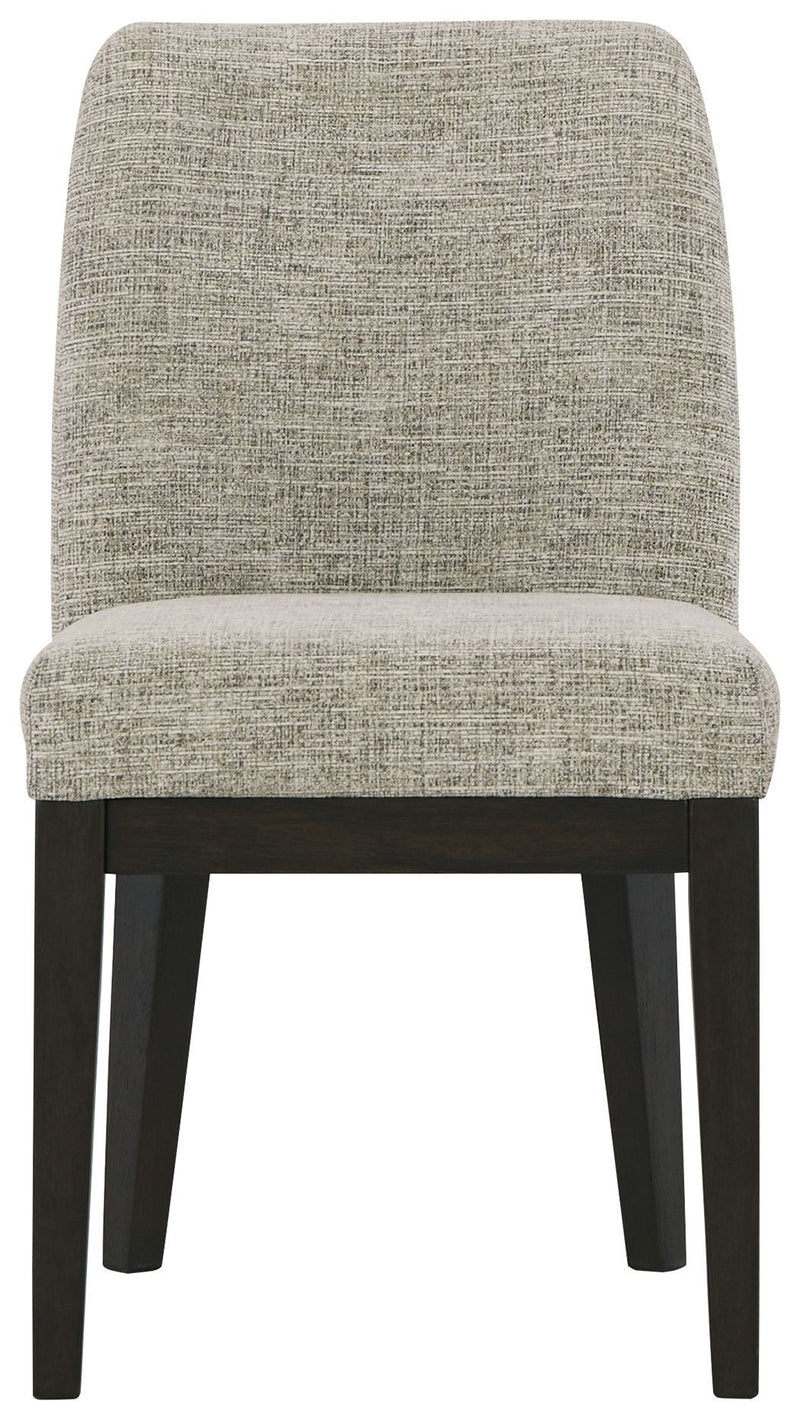 Burkhaus - Dark Brown - Dining Uph Side Chair (2/cn)-Washburn's Home Furnishings