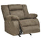 Burkner - Mocha - Power Rocker Recliner-Washburn's Home Furnishings