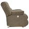 Burkner - Mocha - Power Rocker Recliner-Washburn's Home Furnishings