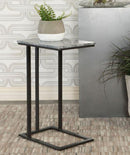 C-shape Accent Table - Black-Washburn's Home Furnishings