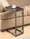 C-shape Accent Table - Brown-Washburn's Home Furnishings