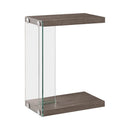 C-shape Accent Table - Gray-Washburn's Home Furnishings